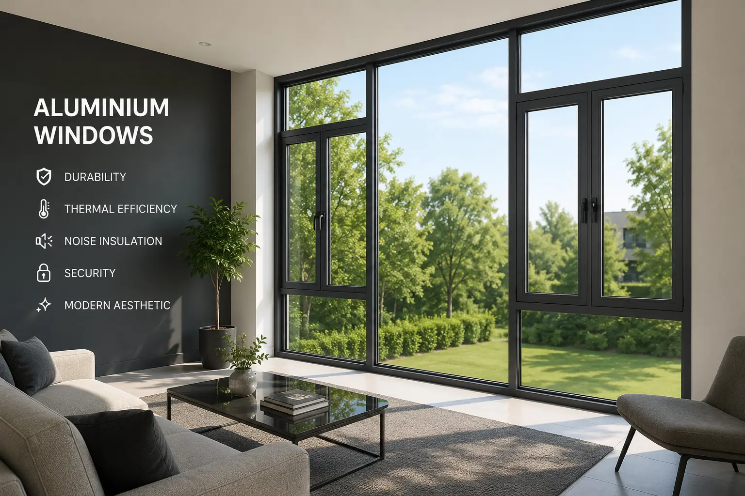 Aluminium Windows in Pakistan - 2026 Designs by GLASSINIUM.