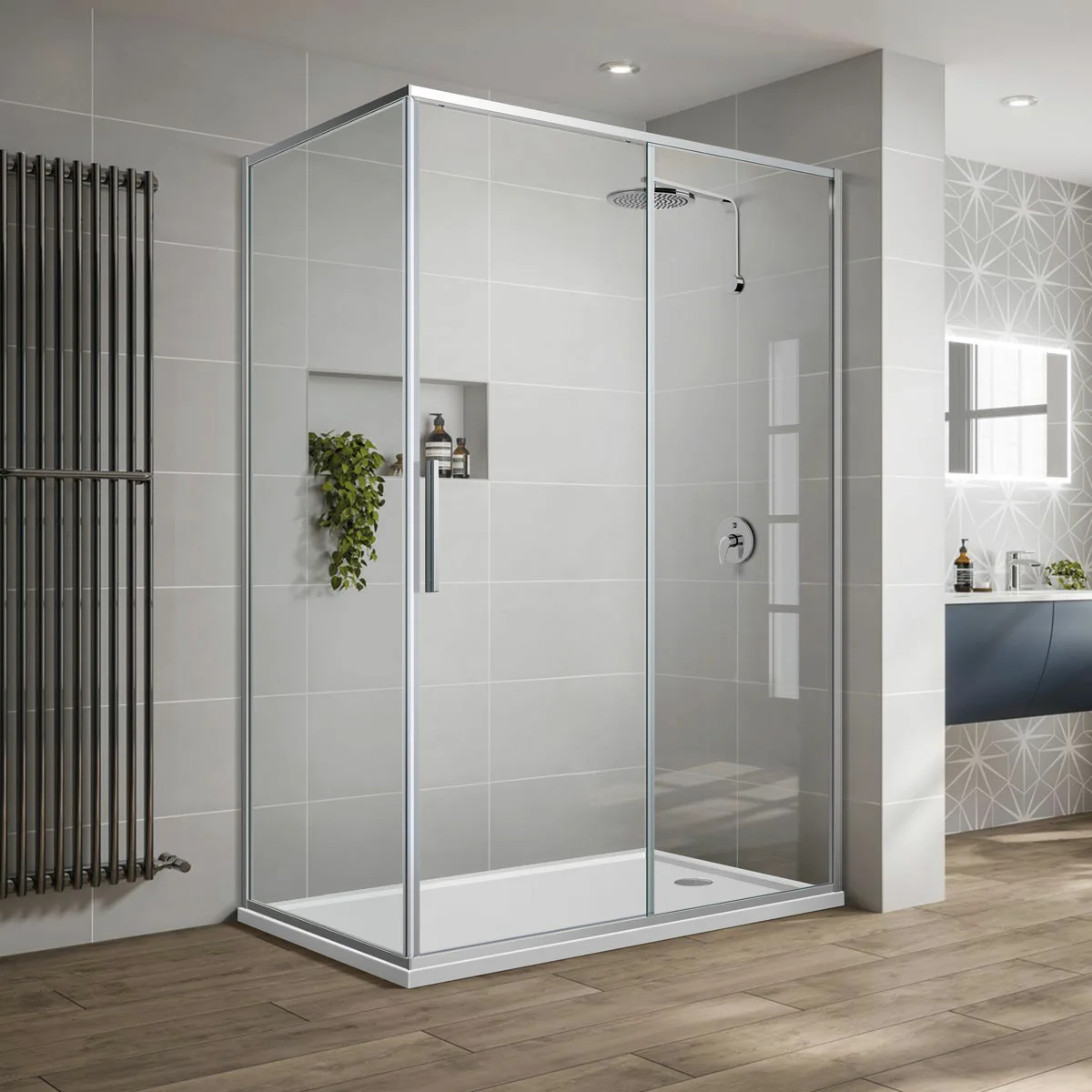 Bathroom Glass Partition