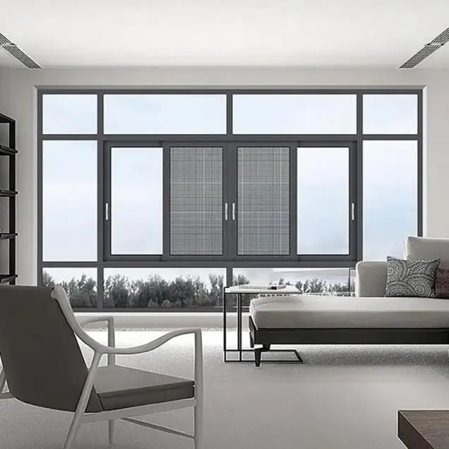 Modern aluminium windows design for homes and offices in Pakistan by Glassinium