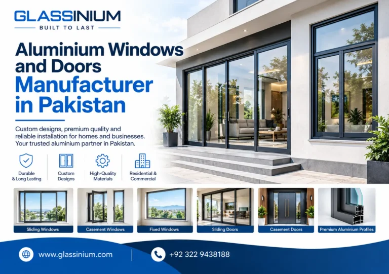 Aluminium Windows and Doors Manufacturer in Pakistan | Glassinium