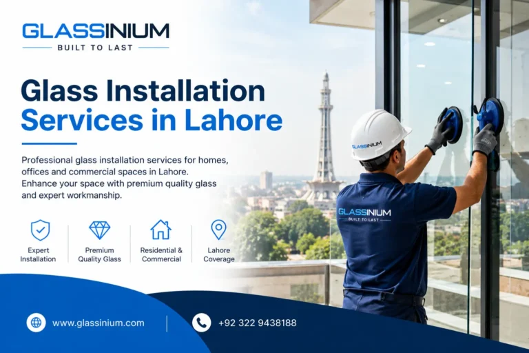 Glass Installation Services in Lahore | GLASSINIUM