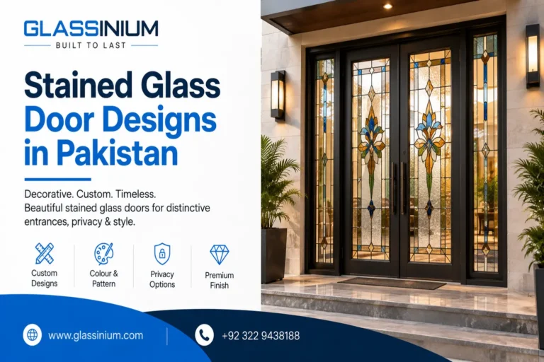Stained glass door designs in pakistan